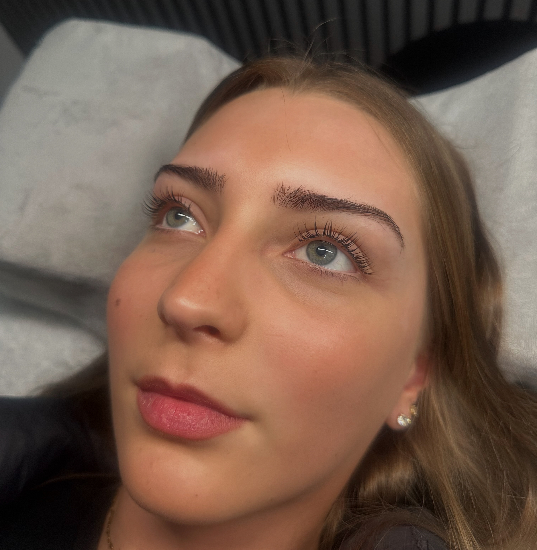 Brow lamination and lash lift result